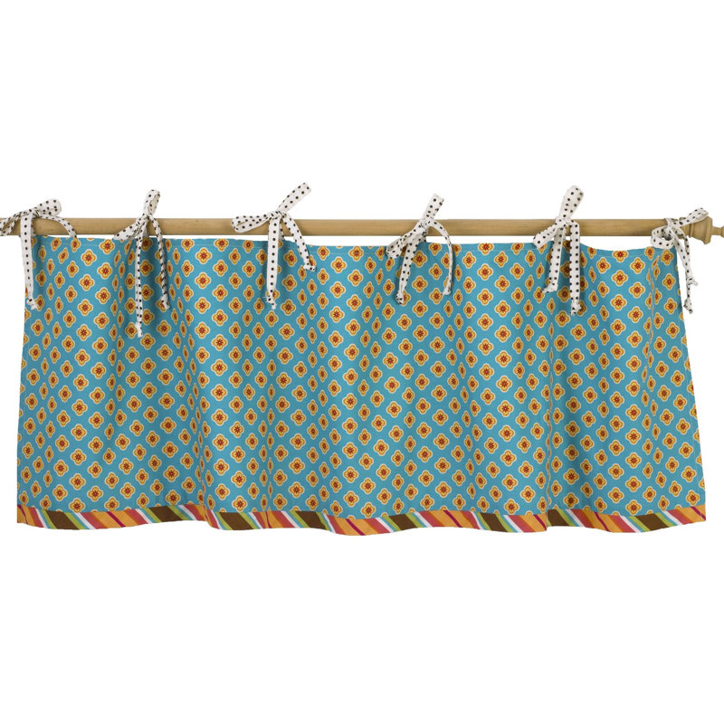 Royston Cotton Geometric Tailored Window Valance