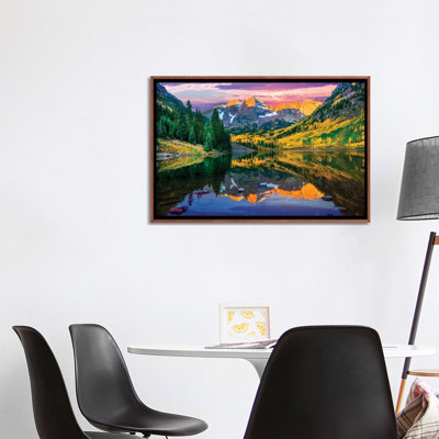 «Rise and Shine, Maroon Bells, Aspen Colorado» par Susanne Kremer - reproduction de photo