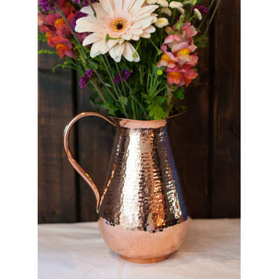Bisotun Copper Water Pitcher, Copper Handle