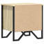 Alurd 40cm W Metal Bedside Table-1391060840