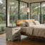Table de chevet beige Avery