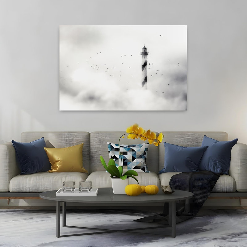 Art contemporain, paysage abstrait, paysage côtier, H 60 po x l 40 po