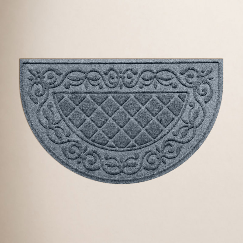 WaterHog Tristan 24 in. x 39 in. Indoor Outdoor Door Mat, Bluestone