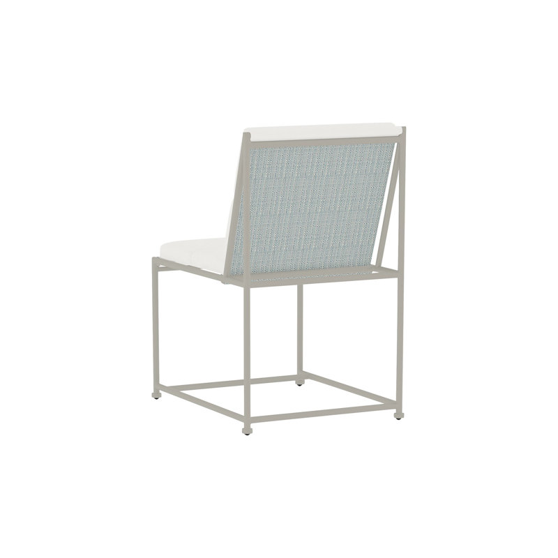 Chaise d'appoint Glendale, Tanné, Blanc