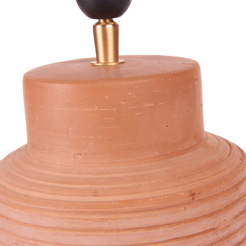 Sierra Ceramic Table Lamp, Orange