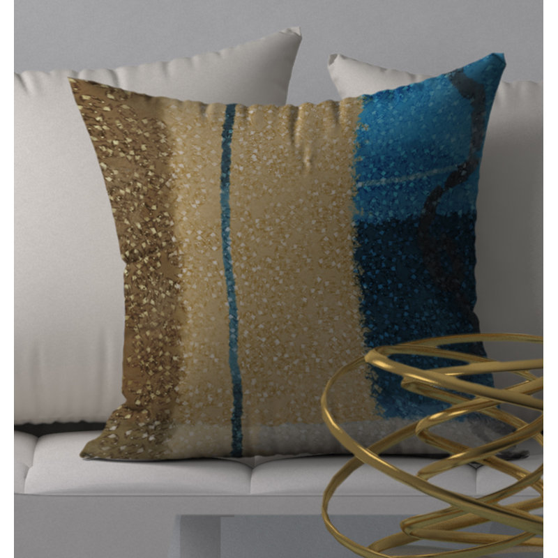 Housse et insert de coussin carré Sound Sound, 18" x 18"