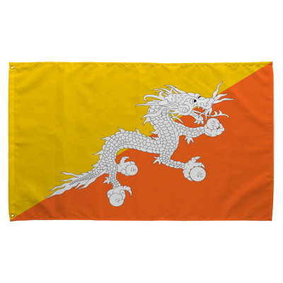 Drapeau du Bhutan - Drapeau