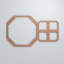 Panneaux muraux en bois Johnston-70189422-70189425