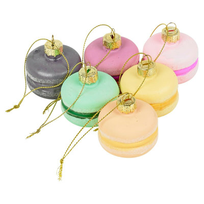 5.5cm Solid Colour Glass Hanging Figurine Ornament
