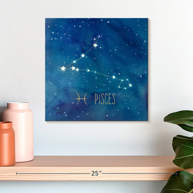Javetta Star Sign Pisces, 16" H x 16" W