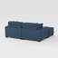 4-Piece Upholstered Corduroy Modular Sectional Sleeper Sofa Set With Armchairs & Removable Ottomans