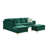 Naiden Velvet L-Shaped Sectional Reversible-1121944366