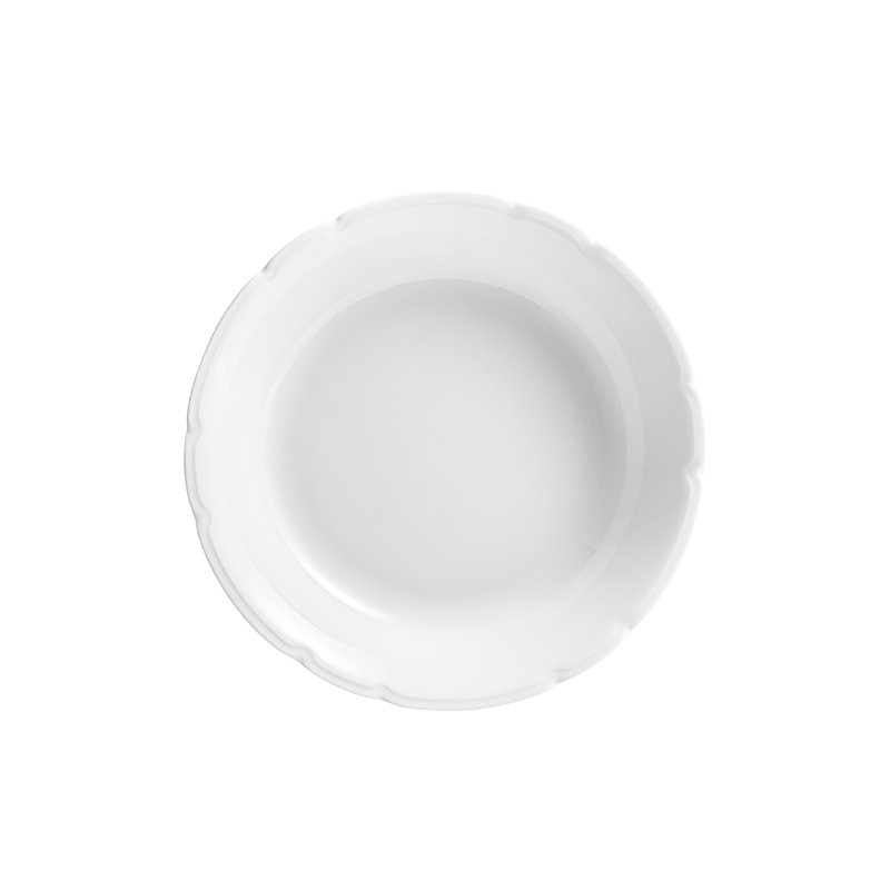 Reminiscence Porcelain Limoges Appetizer Plate, White