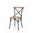Tacony Solid Wood Cross back Side chair-93236320