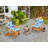 Outdoor 4'' Seat / Back Cushion-1942685766