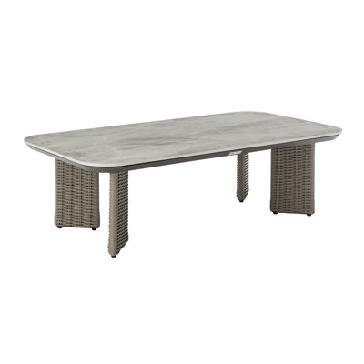 Table basse d'extérieur en pierre frittée Monro
