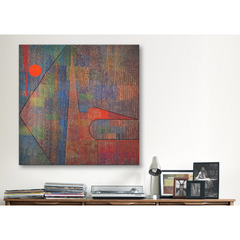 «Ad Parnassum» par Paul Klee, art mural sur toile, H 37 po x l 37 po x P 1,5 po, Toile tendue, Pas de tapis