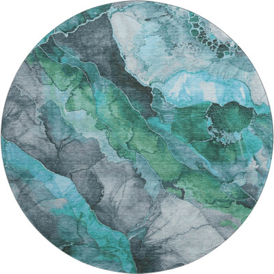 Premium Machine Washable Chelston AMF1864 Floral Rug
