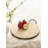 Round Natural Travertine Serving Tray