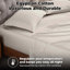 Ensemble de draps unis à poche profonde en mélange de coton égyptien certifié à densité de tissage de 300 fils-1648364107-1620519256