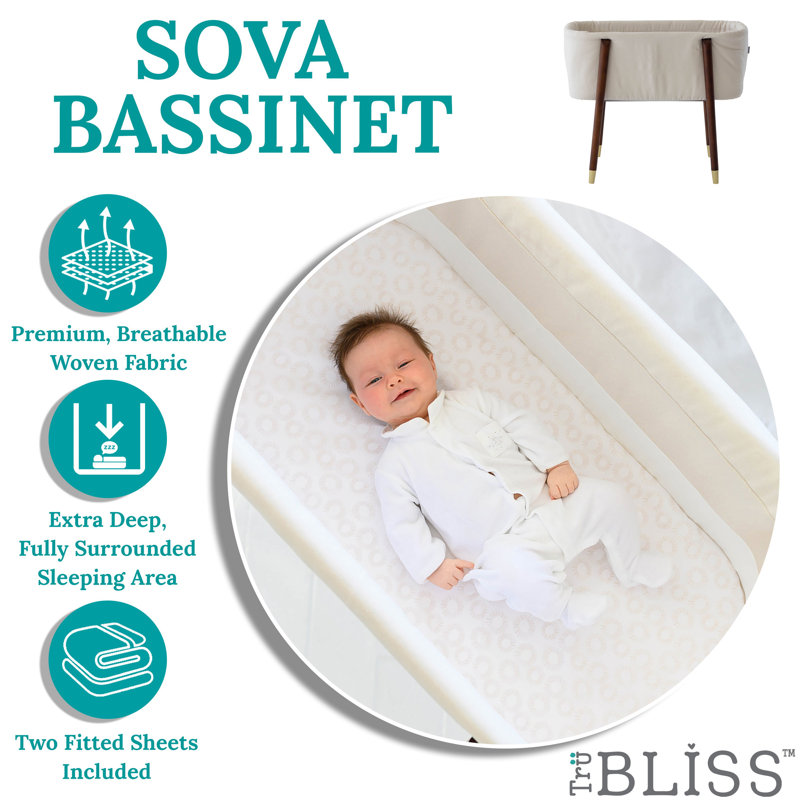 Sova Bassinet - Pink, Beige
