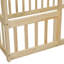 Lit simple en bois en forme de maison avec clôture, garde-corps, naturel-1327427430-1327427431