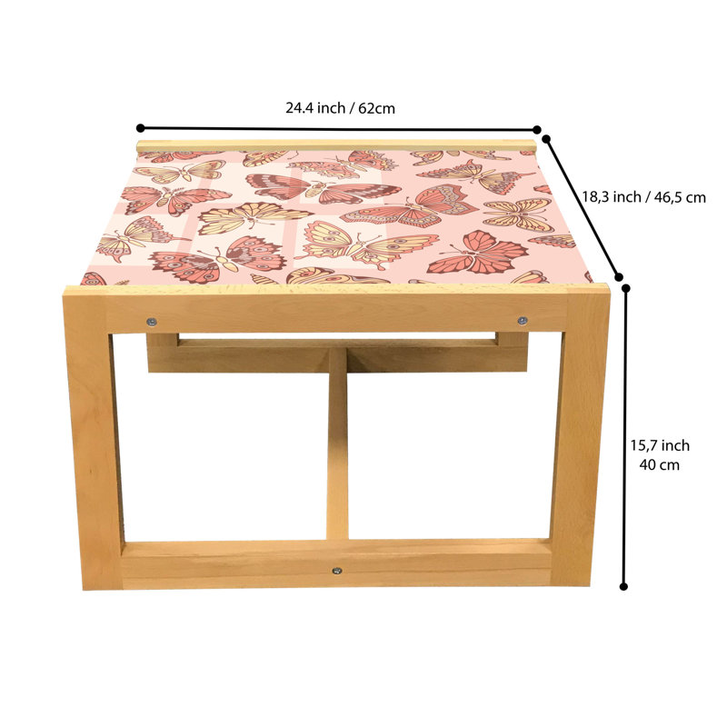 Isaih Sled Coffee Table, 62cm H x 46cm W x 40cm D