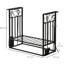 Lagunitas 75cm W Metal Log Rack