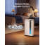 DREO 73 pt. 2000 pieds carrés Pi. Déshumidificateur intelligent, grand réservoir d'eau de 7 L, 3 vitesses, 41dB silencieux avec minuterie, ENERGY STAR, drain continu en blanc