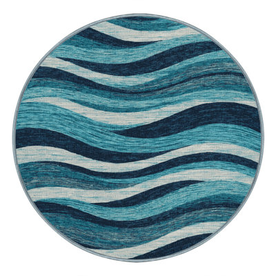 Tapis lavable hawaïen Ocean Waves