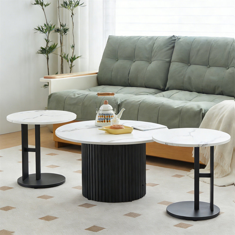 Ensemble de 3 tables basses
