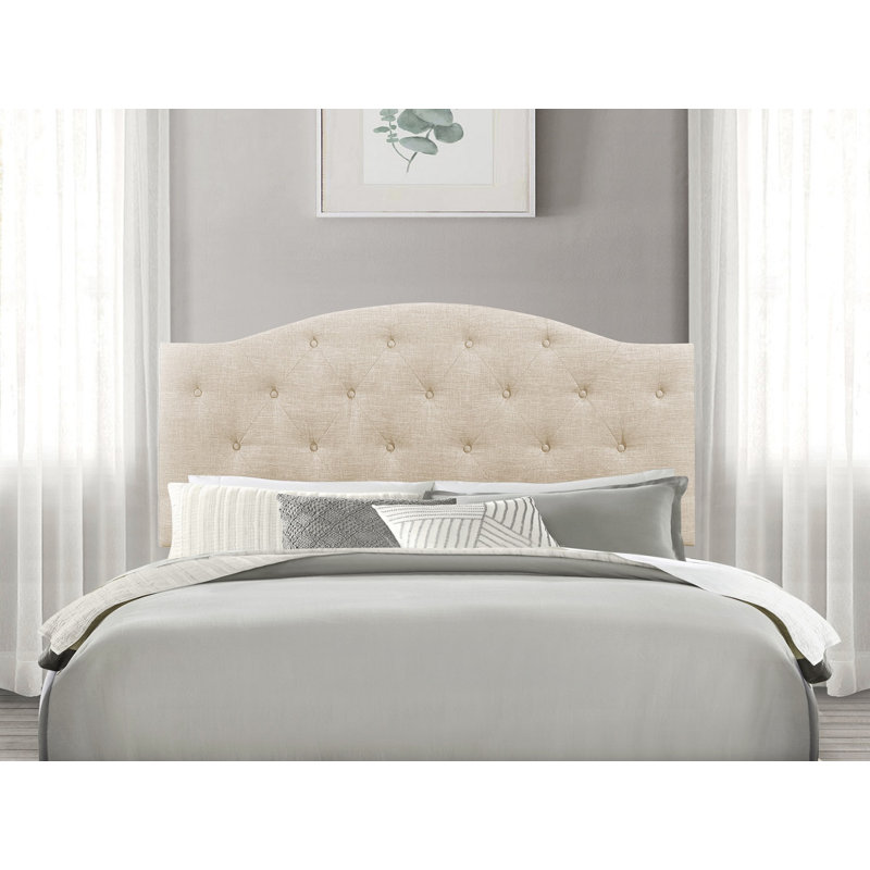 Upholstered Headboard, King, Beige