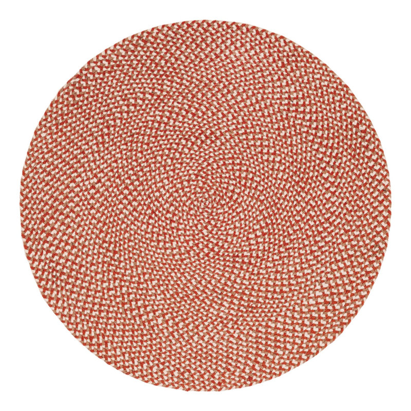 Tweed Braided Jute Rug, Round 3'1"