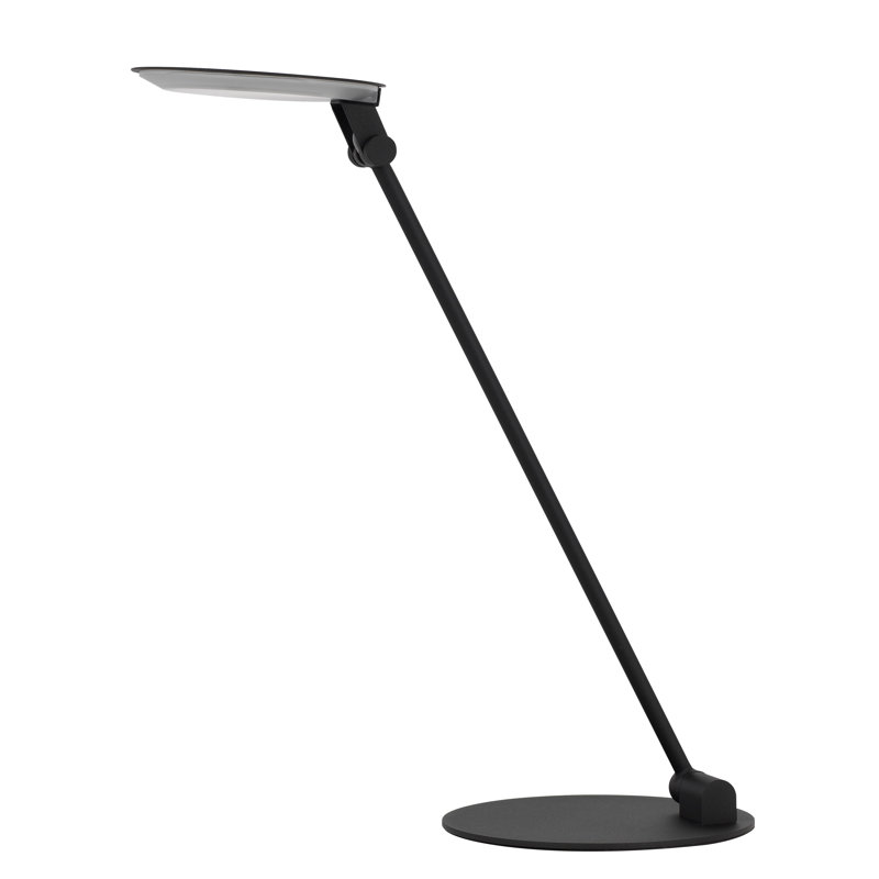 Lampe de bureau réglable en métal à interrupteur tactile 8 W à DEL Monodisc, 700 lumens, 3000 K
