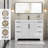 48" Single Bathroom Vanity Set With Resin Sink Top, Faucet, Assembly Required-849732727