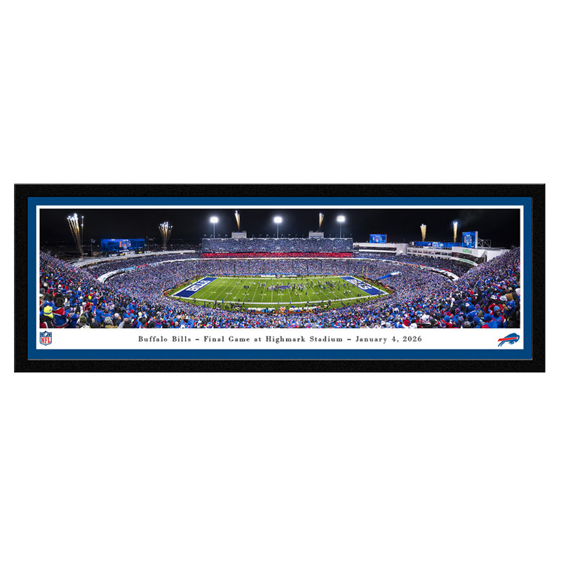 Buffalo Bills, dernier match au Highmark Stadium - 4 janvier 2026, Encadré avec passe-partout double