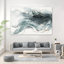 «Teal Haze» par Maya Woods - peinture sur toile sans cadre-1876722717