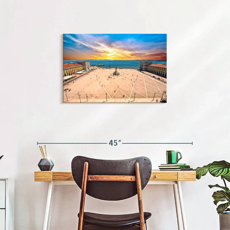 Nicci Iconic Public Square In Lisbon, 20" H x 30" W