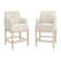 Upholstered 27'' Counter Height Bar Stool With Solid Wood Frame