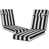 Black/White Striped