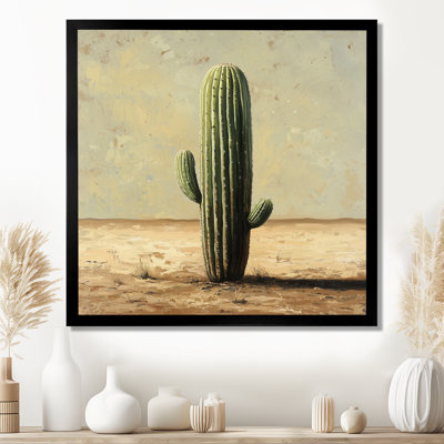 Maruice cactus dans le désert IV - cactus, art mural