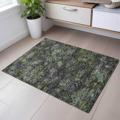 Premium Machine Washable Konopka AMF1109 Global Rug