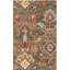 Tapis vert / multicolore en laine fait à la main Tansy-219706525