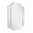 Ohemaa Contemporary Bi-Fold Curved Vanity Mirror