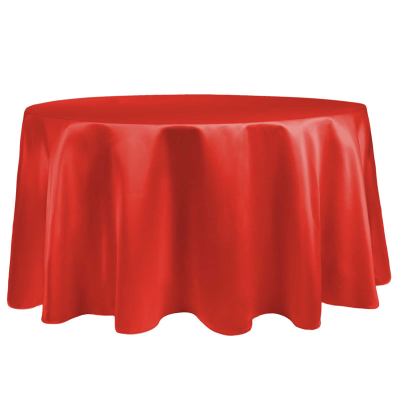 Nappe ronde Red Barrel Studio®, 90 po x 90 po, Orange, 1