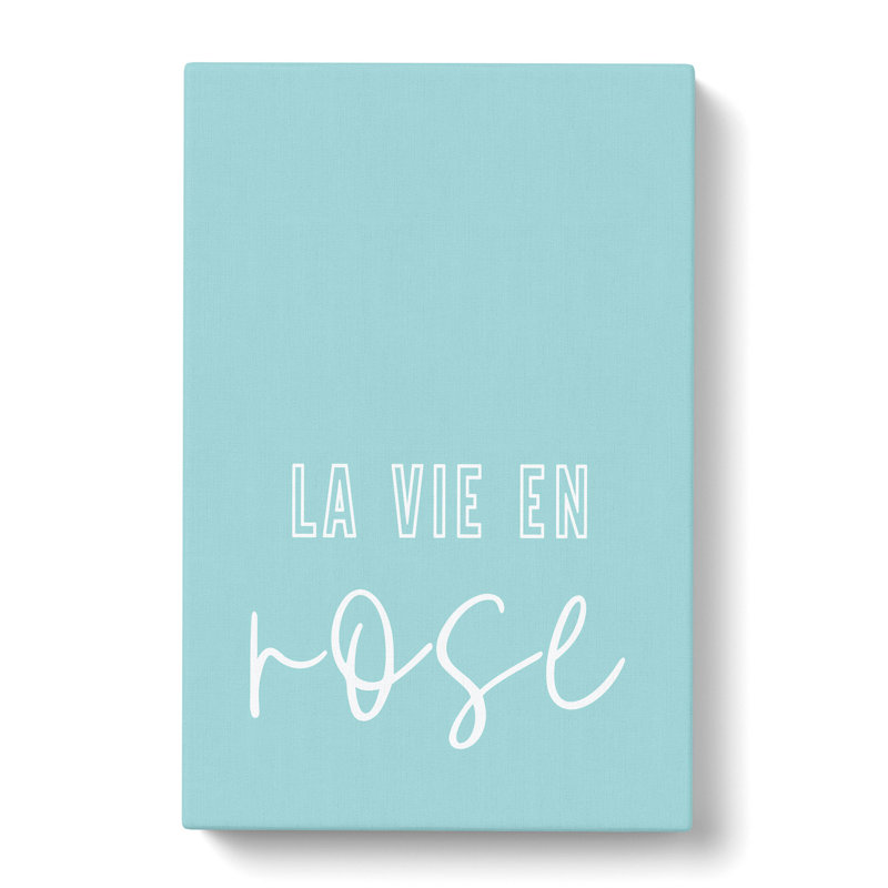 La Vie En Rose V2 - Wrapped Canvas, 50cm H x 35cm W x 3cm D