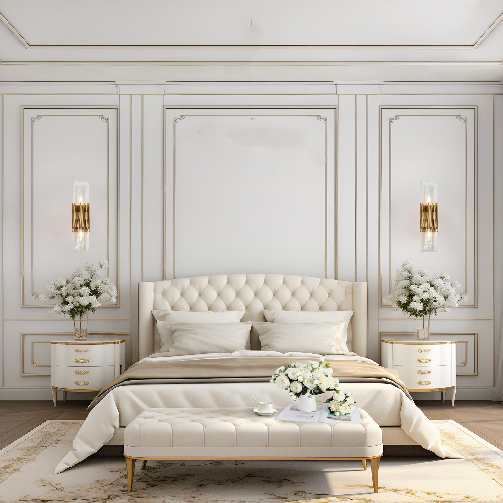 Ulah 17.5"Height Gold Wallchiere