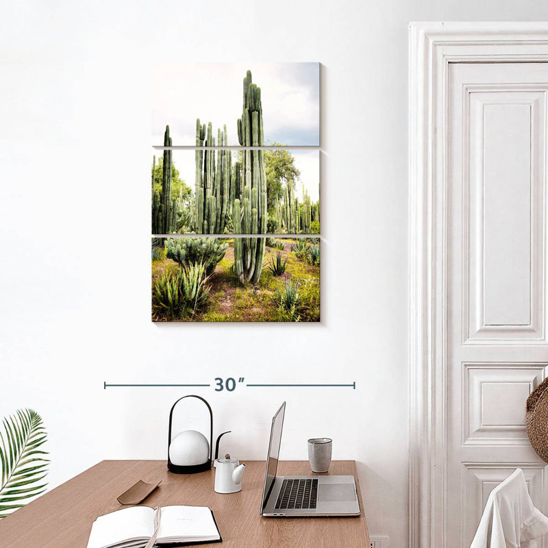 Harnek Viva, Mexique - Cactus Cardon I, H 32 po x l 20 po