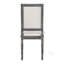 Cream And Weathered Grey Open Back Side Chairs (Set Of 2)