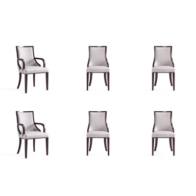 Grand Upholstered Dining Chair in Light Gray -  Wildon HomeÂ®, 33F58B80AEC84818B3A66FA8980B11D3